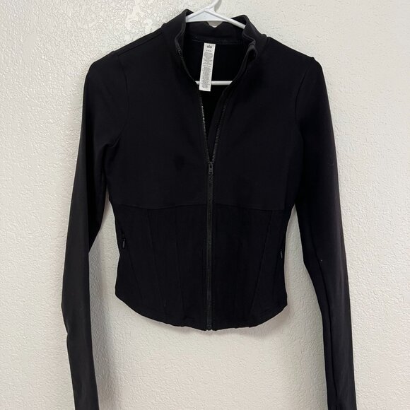 Alo Airbrush Corset Full Zip Jacket - Picture 6 of 7